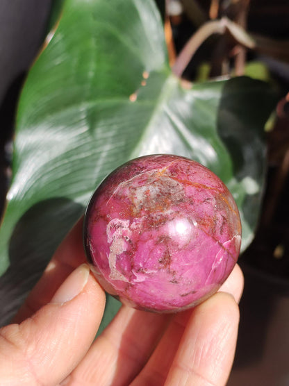 Sphère de calcite cobalt *Rareté* Pierre précieuse en cristal rose Décoration pour la maison Cadeau de collectionneur Homme Femme Ami Minéral Rare Pierre de guérison