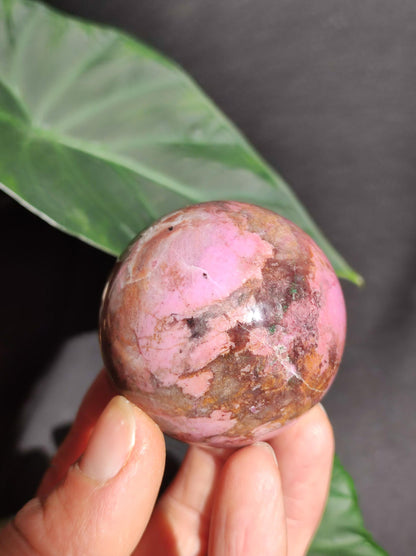 Sphère de calcite cobalt *Rareté* Pierre précieuse en cristal rose Décoration pour la maison Cadeau de collectionneur Homme Femme Ami Minéral Rare Pierre de guérison