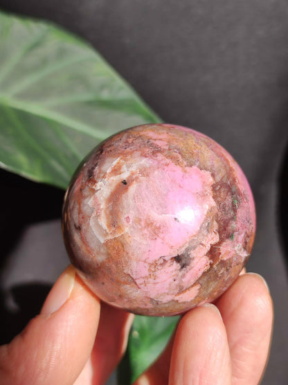 Sphère de calcite cobalt *Rareté* Pierre précieuse en cristal rose Décoration pour la maison Cadeau de collectionneur Homme Femme Ami Minéral Rare Pierre de guérison