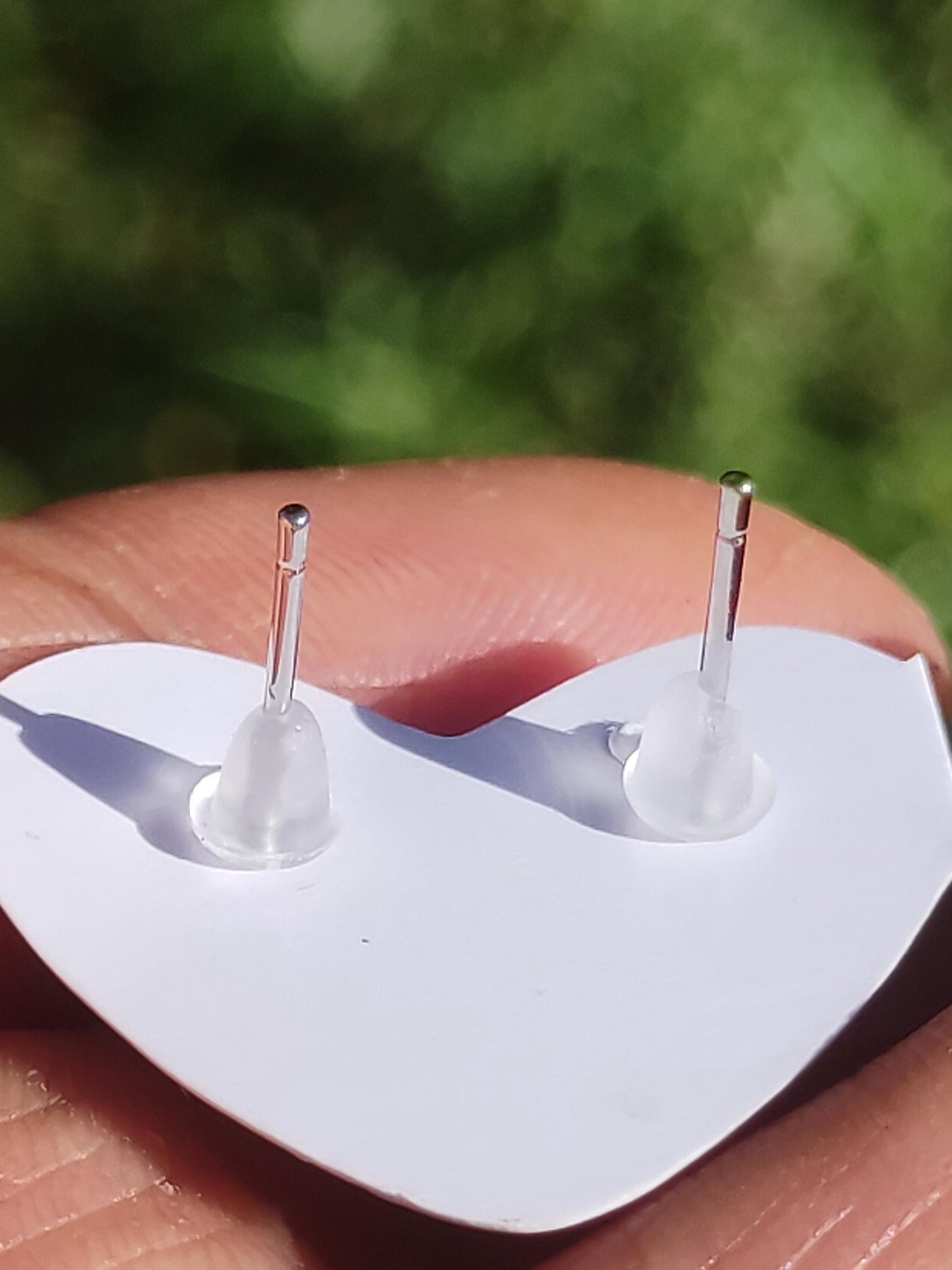 Achroit (weißer) Turmalin Ohrstecker 925 Sterling Silber AAA Rarität Schmuck Frau Ohrringe Edelstein Heilstein Geschenk Schmuck Edel Selten