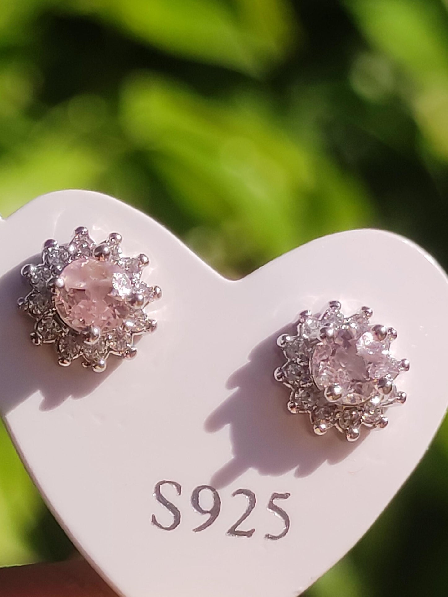 Achroit (weißer) Turmalin Ohrstecker 925 Sterling Silber AAA Rarität Schmuck Frau Ohrringe Edelstein Heilstein Geschenk Schmuck Edel Selten