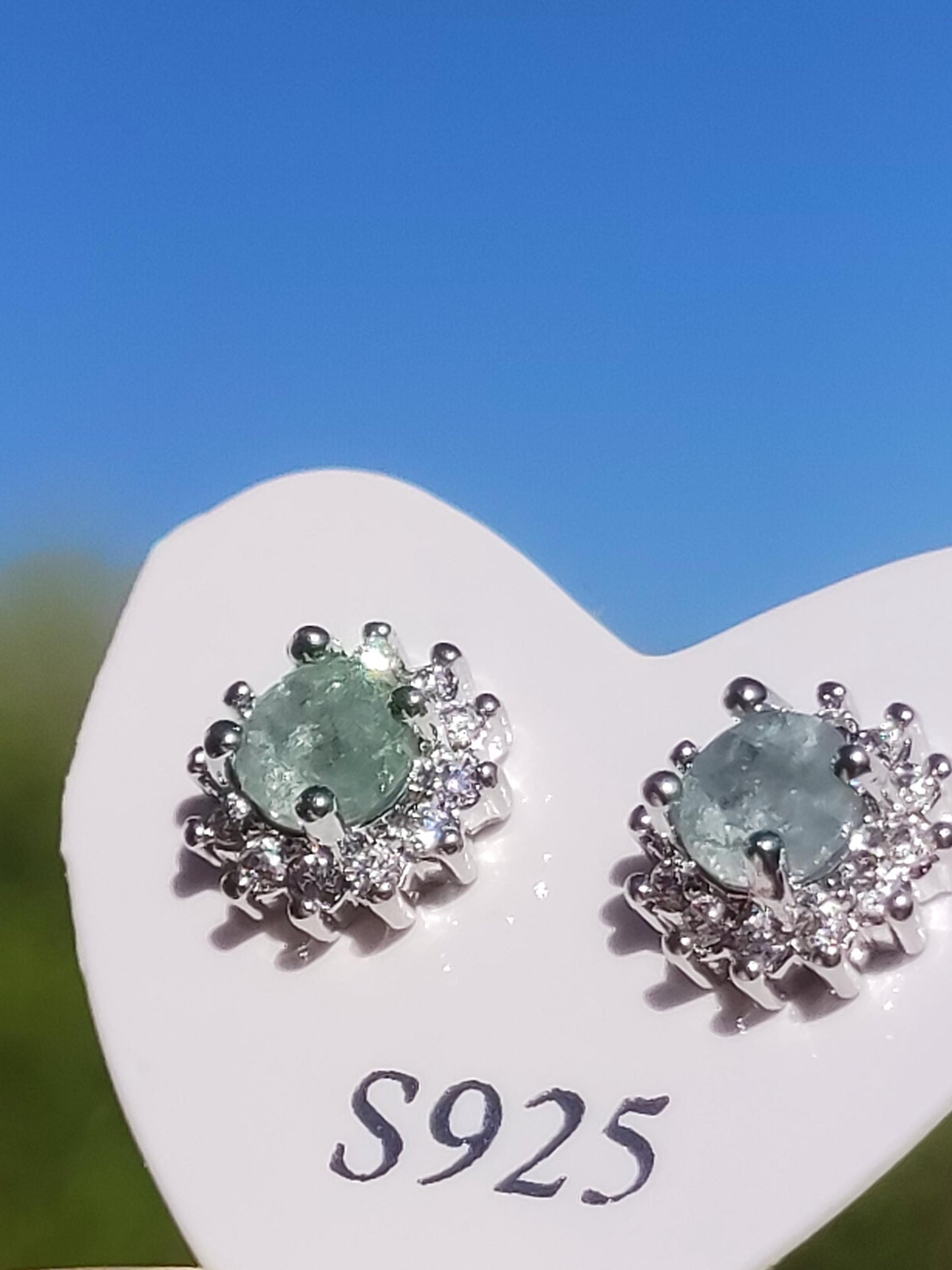 Puces d'oreilles en tourmaline bleue et verte en argent sterling 925, rareté AAA, bijoux pour femmes, boucles d'oreilles avec pierres précieuses, pierre de guérison, cadeau, bijoux précieux, rares