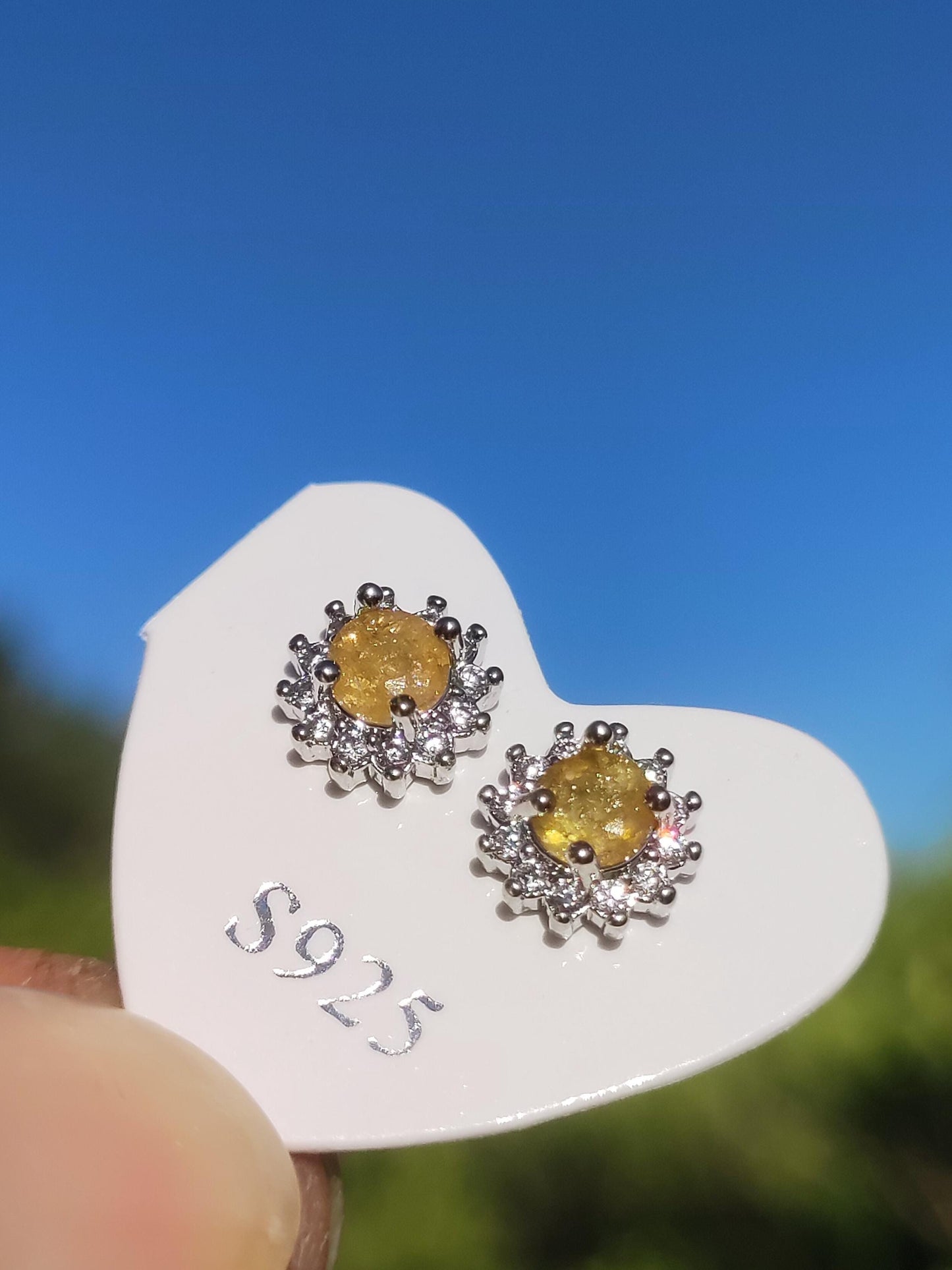Puces d'oreille tourmaline jaune argent sterling 925 rareté AAA bijoux femme boucles d'oreilles pierre précieuse pierre de guérison cadeau bijoux précieux rare spécial