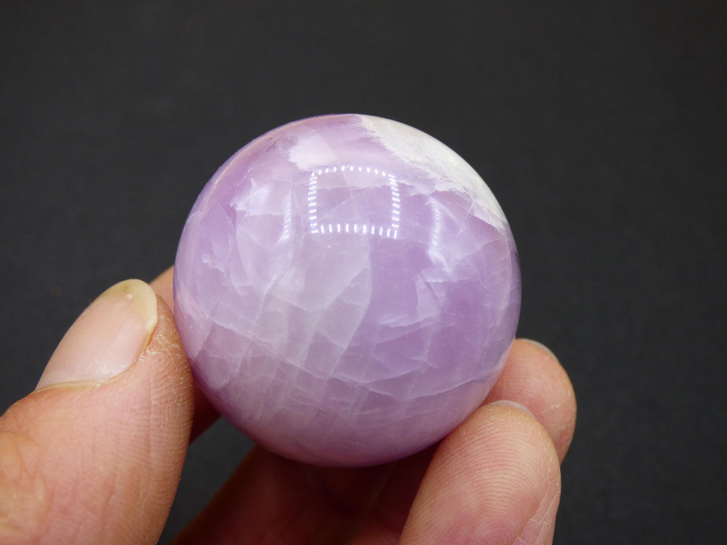 Kunzite A ~ Gemstone Sphere Decoration Sphere Home Living Crystal Hippie Healing Stone Rare Woman Man Gift He She