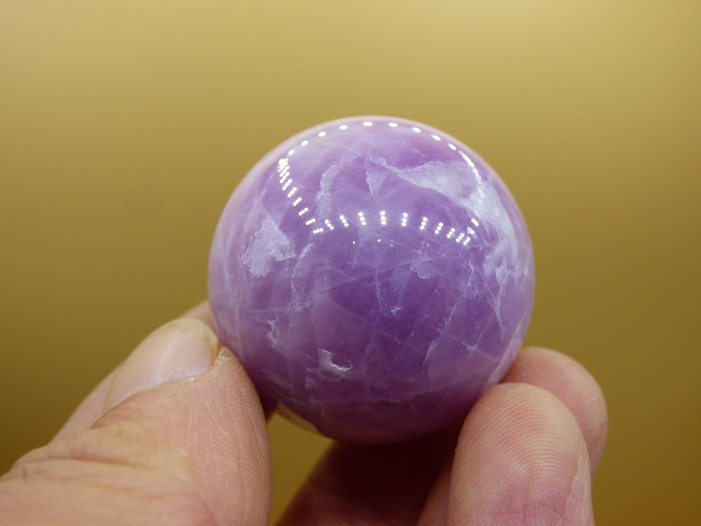 Kunzite A ~ Gemstone Sphere Decoration Sphere Home Living Crystal Hippie Healing Stone Rare Woman Man Gift He She