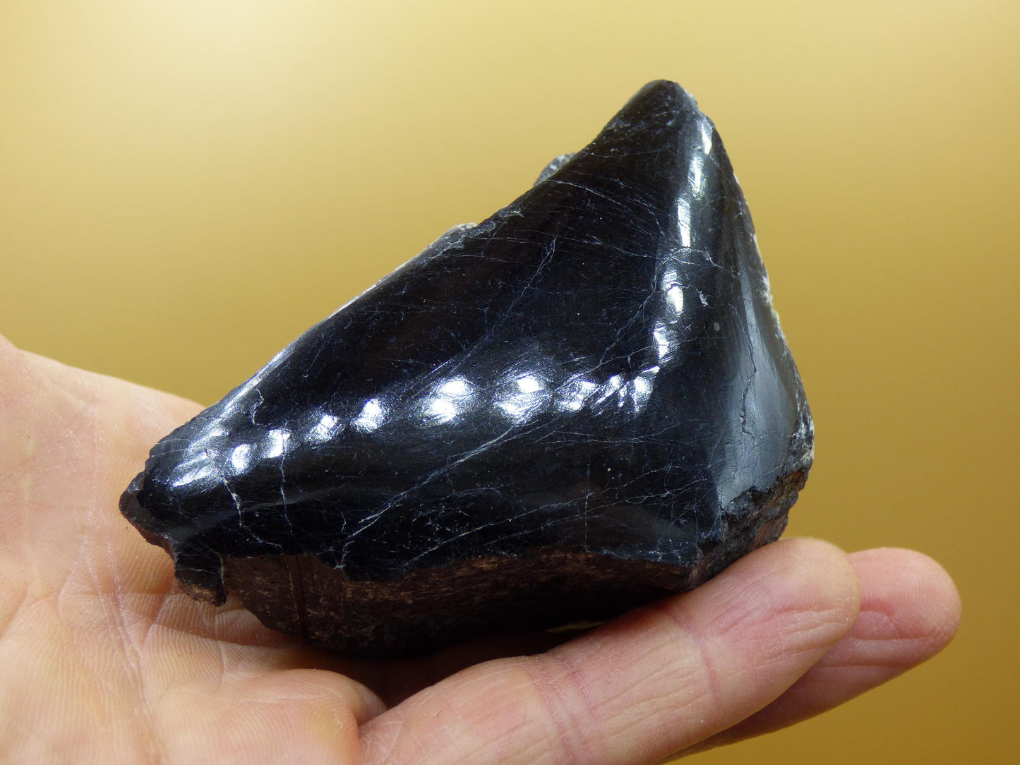 Tourmaline noire XL (Schörl) - coupe brute - niveau décoratif grande énergie de guérison radioprotection pierre de guérison cadeau maison appartement