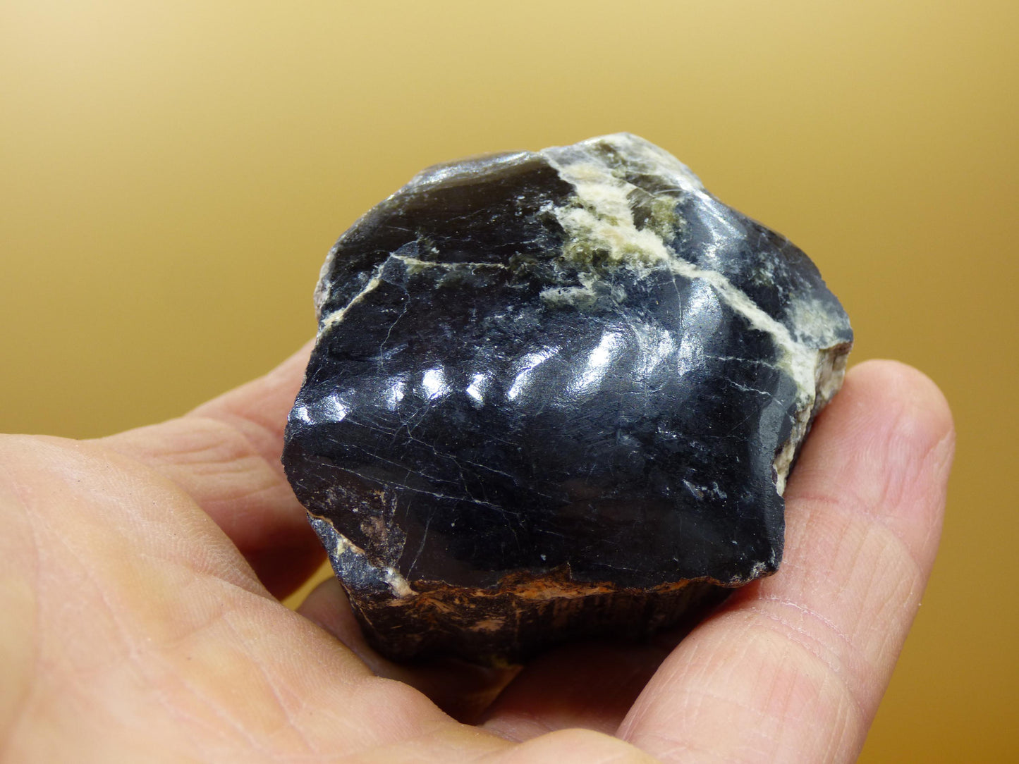 Tourmaline noire XL (Schörl) - coupe brute - niveau décoratif grande énergie de guérison radioprotection pierre de guérison cadeau maison appartement