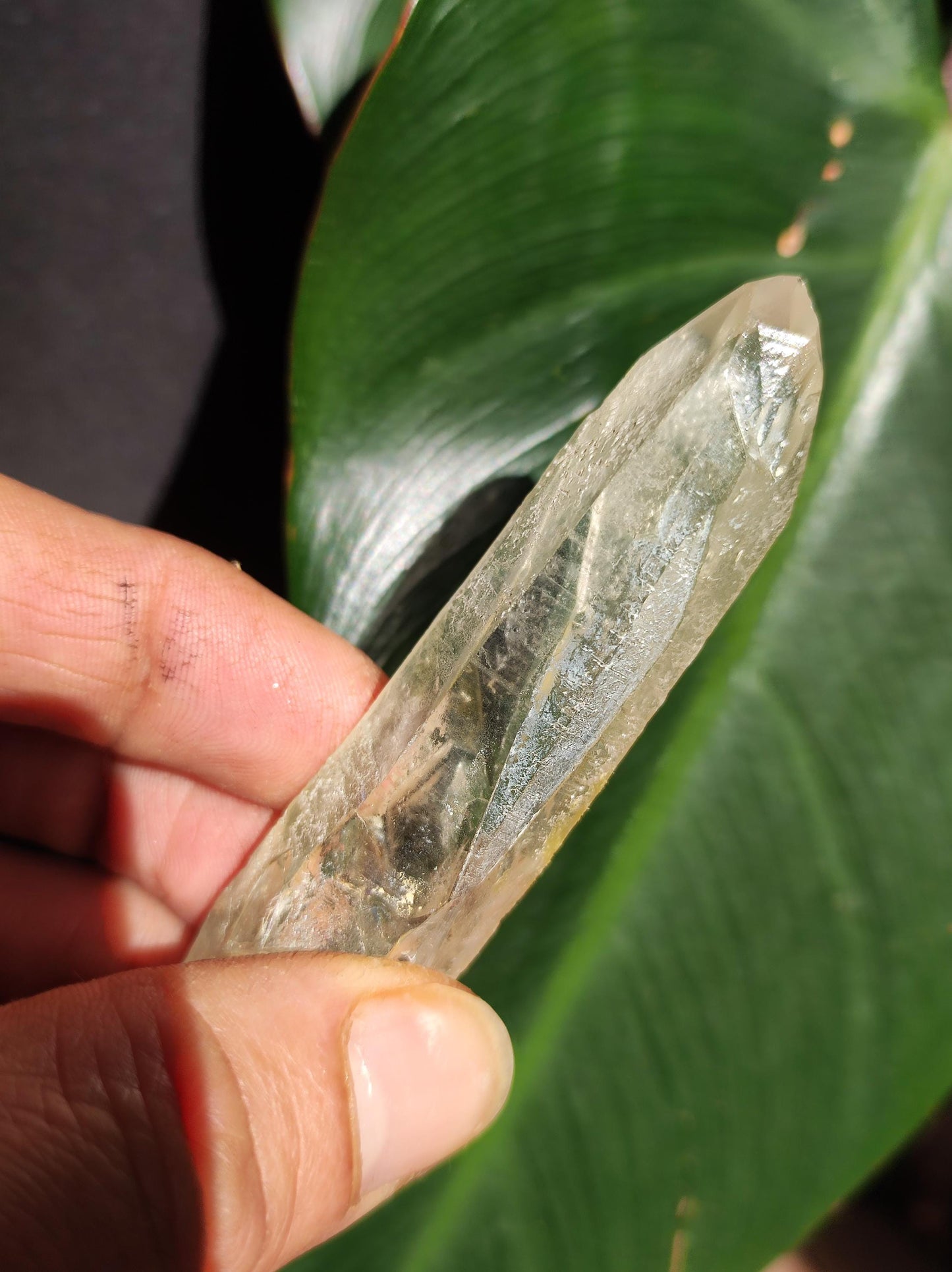 Pointe de Quartz Citron XL Objet de collection Rareté Pierre précieuse Décoration Cristal Pierre de guérison Minéral Collection Énergie Nature Méditation HIPPIE jaune nature