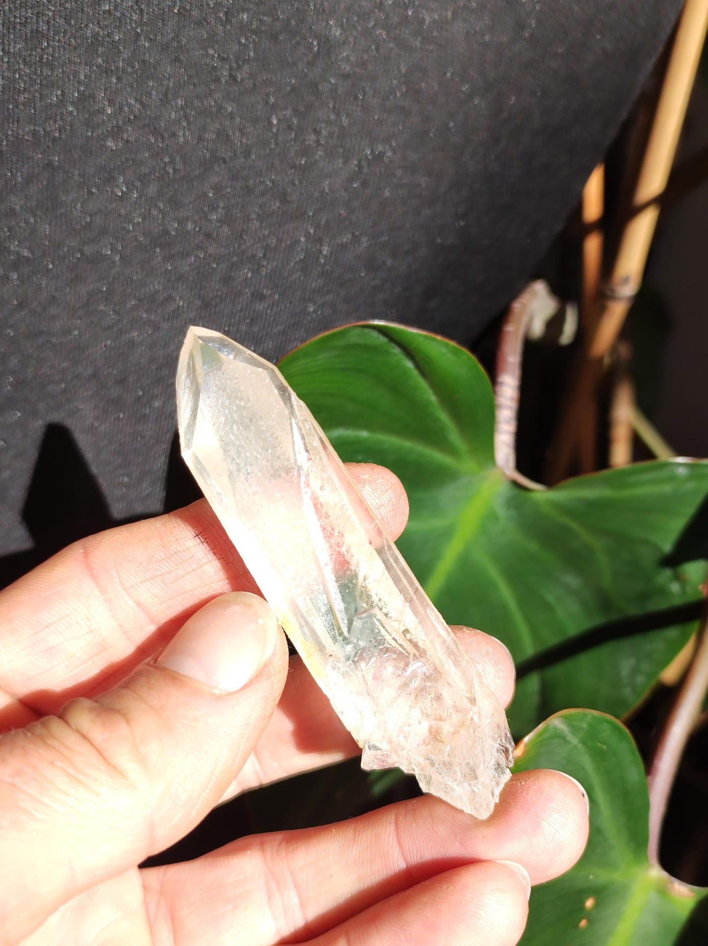 Pointe de Quartz Citron XL Objet de collection Rareté Pierre précieuse Décoration Cristal Pierre de guérison Minéral Collection Énergie Nature Méditation HIPPIE jaune nature