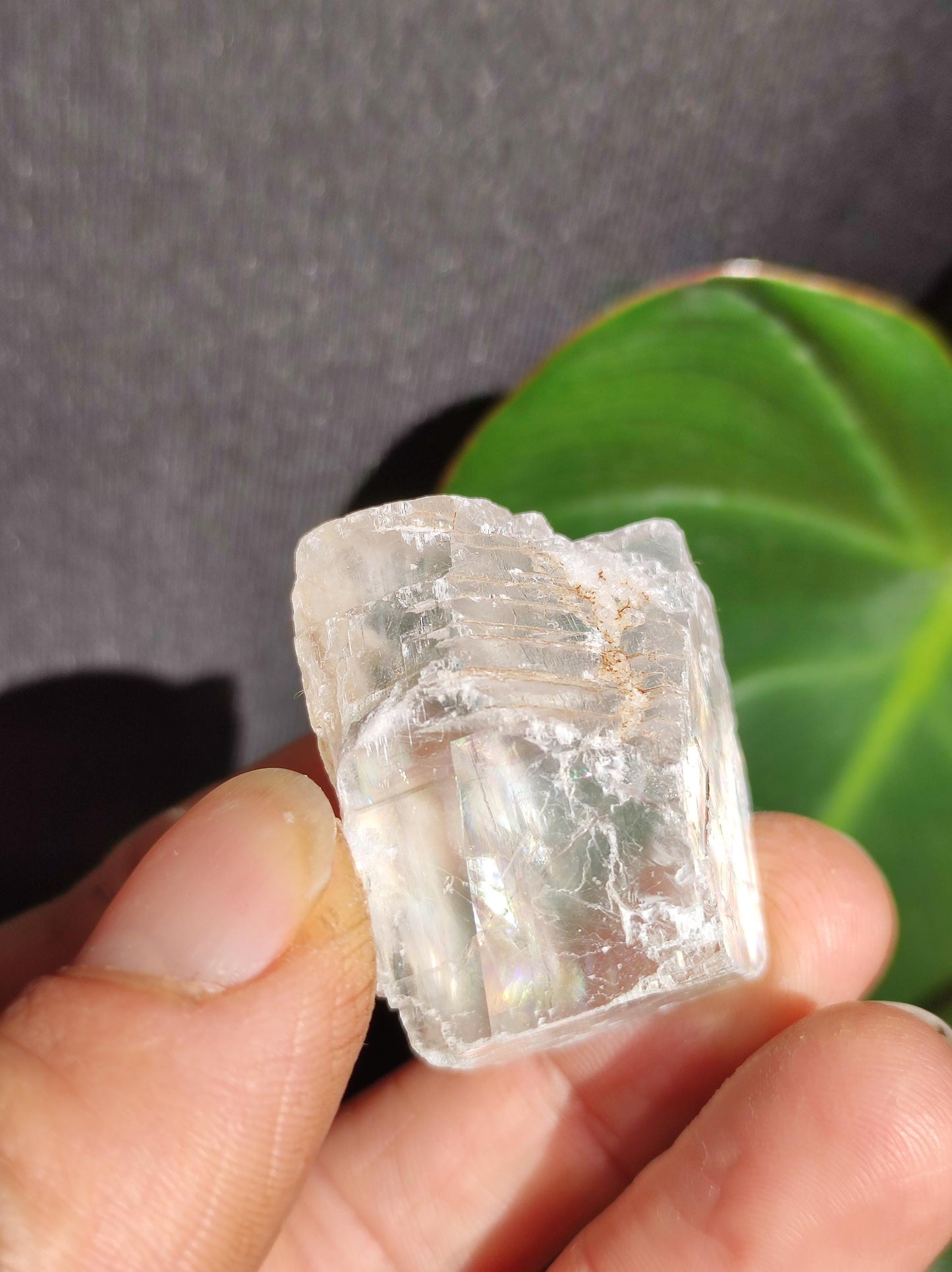 Feldspath brut arc-en-ciel pour collectionneur, rareté, pierre précieuse décorative, cristal, pierre de guérison, minéral, collection, énergie, force, cadeau pour lui ou elle