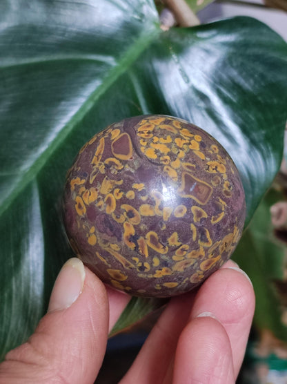 Ajooba Jasper ~ Magische Edelstein Kugel Natur Heilstein Deko Sphere Kristall Geschenk Er Sie Haus Wohnung Energie Kraft Meditation