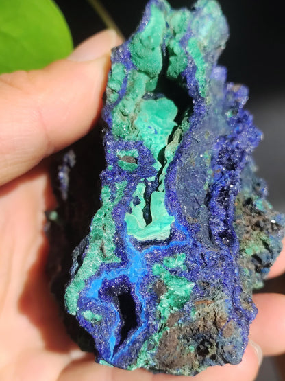 Azurit & Malachit A Roh Stufe Sammler Rarität ~ Edelstein Mineral Natur Energie Heilstein *Unikat*