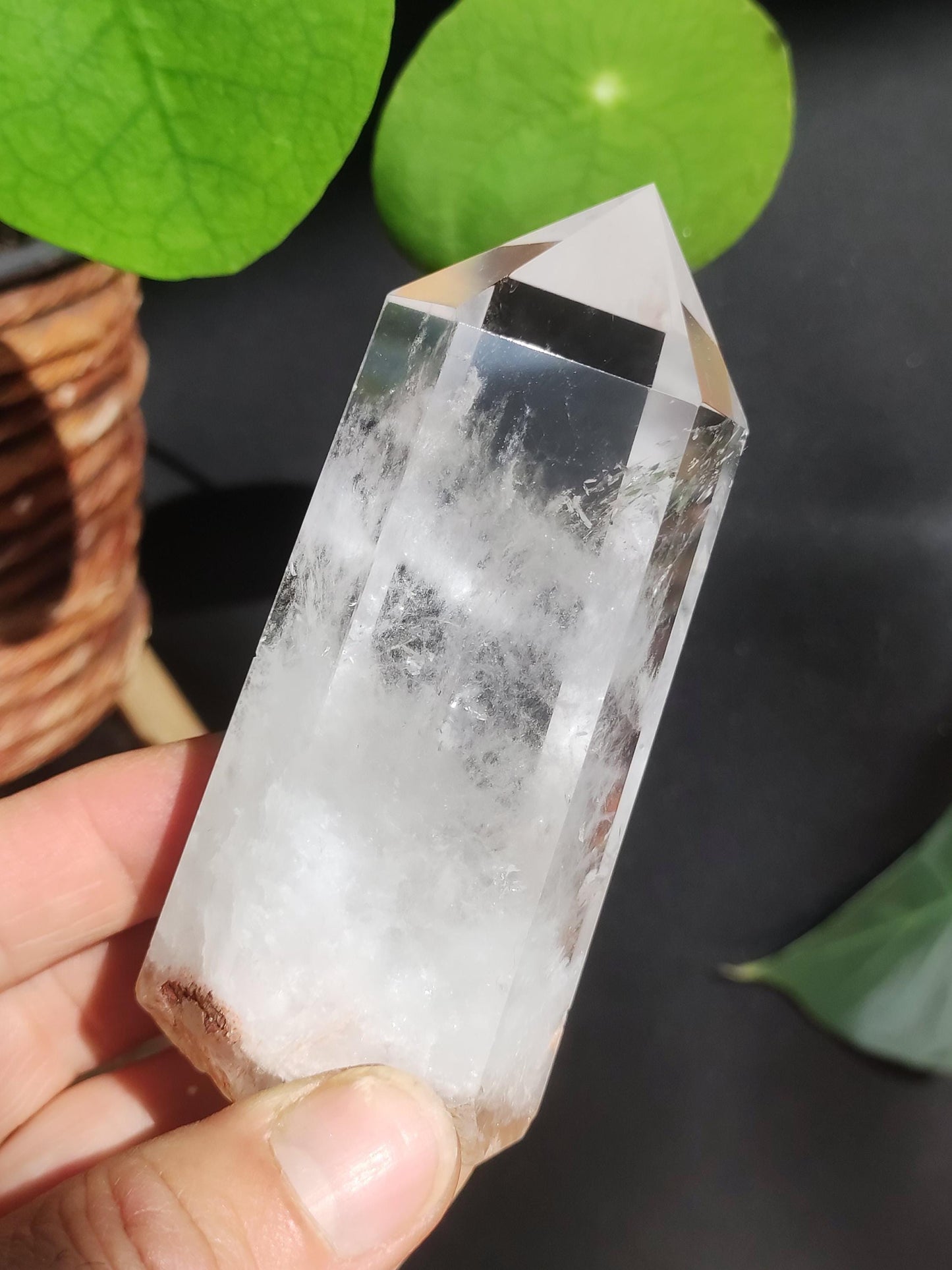 XL Quartz Rock Crystal Point Collector Grade Rarity Gemstone Decor Natural Crystal Healing Stone Mineral Collection Energy Natural Meditation Home