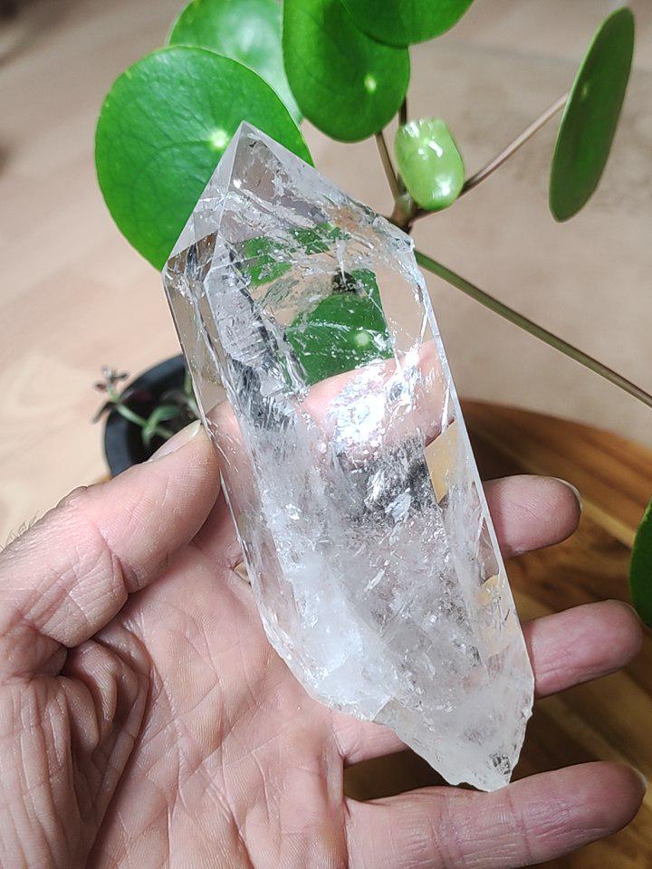XL Quartz Rock Crystal Point Collector Grade Rarity Gemstone Decor Natural Crystal Healing Stone Mineral Collection Energy Natural Meditation Home