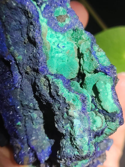 Azurit & Malachit A Roh Stufe Sammler Rarität ~ Edelstein Mineral Natur Energie Heilstein *Unikat*