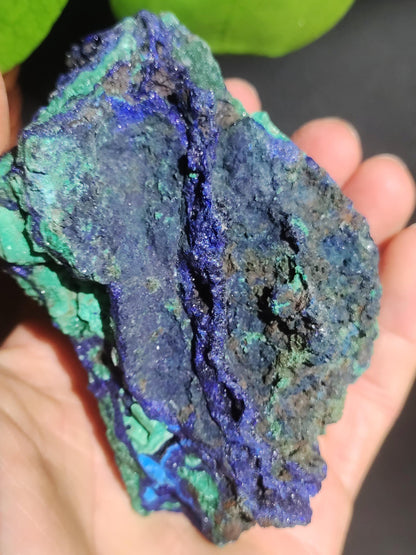 Azurit & Malachit A Roh Stufe Sammler Rarität ~ Edelstein Mineral Natur Energie Heilstein *Unikat*