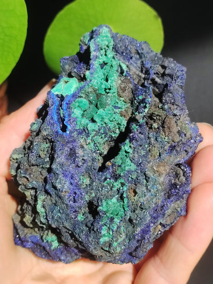 Azurit & Malachit A Roh Stufe Sammler Rarität ~ Edelstein Mineral Natur Energie Heilstein *Unikat*