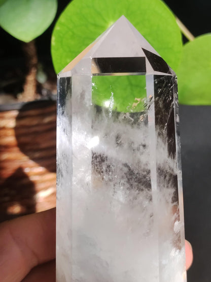 XL Quartz Rock Crystal Point Collector Grade Rarity Gemstone Decor Natural Crystal Healing Stone Mineral Collection Energy Natural Meditation Home