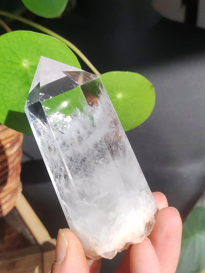 XL Quartz Rock Crystal Point Collector Grade Rarity Gemstone Decor Natural Crystal Healing Stone Mineral Collection Energy Natural Meditation Home