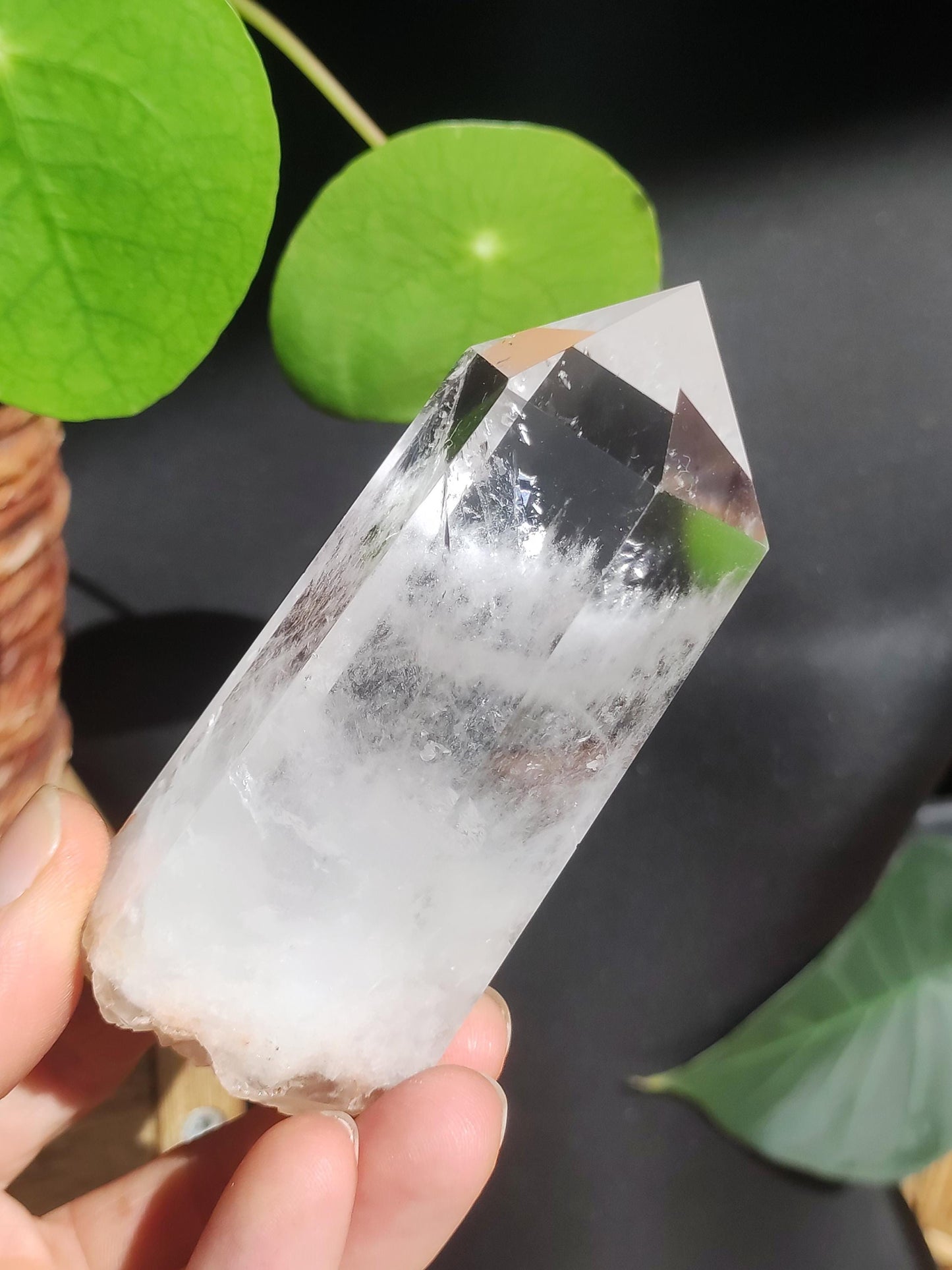 XL Quartz Rock Crystal Point Collector Grade Rarity Gemstone Decor Natural Crystal Healing Stone Mineral Collection Energy Natural Meditation Home