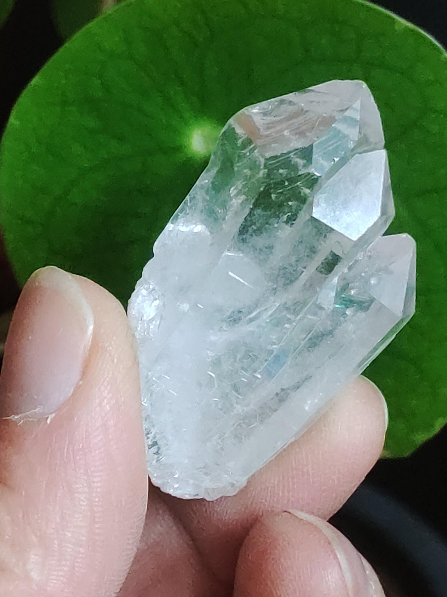 Quartz Rock Crystal Rainbow Point Collector's Grade Rarity Gemstone Decor Crystal Healing Stone Mineral Collection Energy Natural Unique Rare