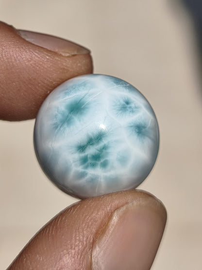 Larimar AAA - Sphère de pierre précieuse bleue Décoration Sphère en cristal Cadeau bleu Pierre de guérison naturelle Minéral de collection naturel Cadeau Mer Ciel
