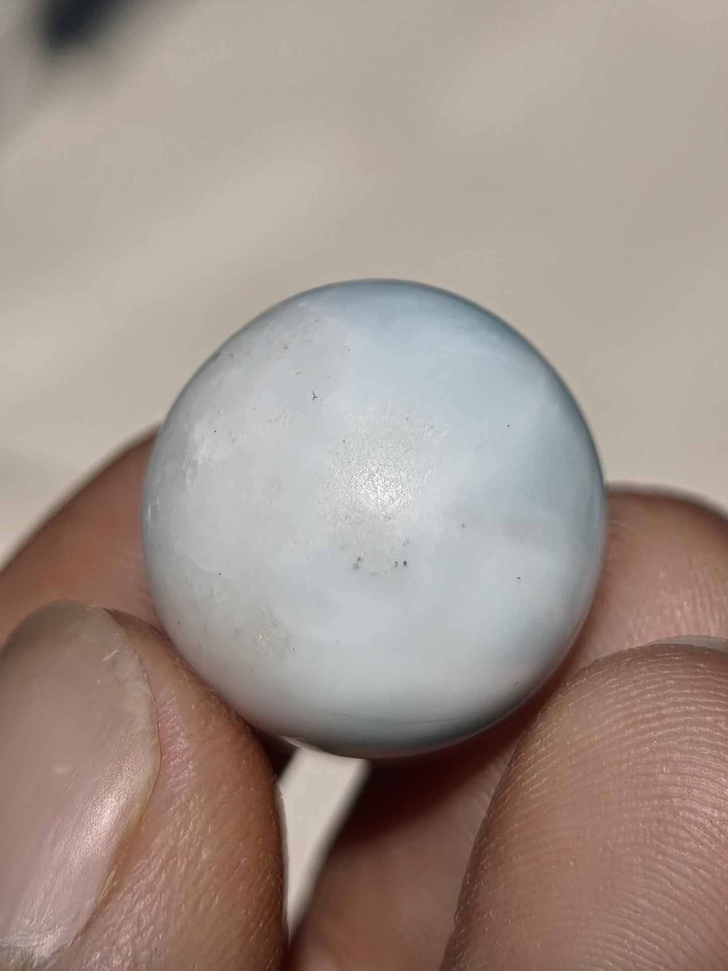 Larimar AAA - Sphère de pierre précieuse bleue Décoration Sphère en cristal Cadeau bleu Pierre de guérison naturelle Minéral de collection naturel Cadeau Mer Ciel