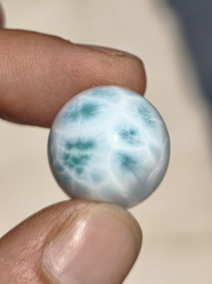 Larimar AAA - Sphère de pierre précieuse bleue Décoration Sphère en cristal Cadeau bleu Pierre de guérison naturelle Minéral de collection naturel Cadeau Mer Ciel