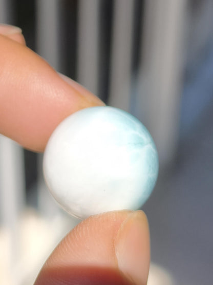 Larimar AAA - Edelstein Kugel blau Deko Sphere Kristall Geschenk blau Natur Heilstein Natur Sammler Mineral Geschenk Meer Himmel