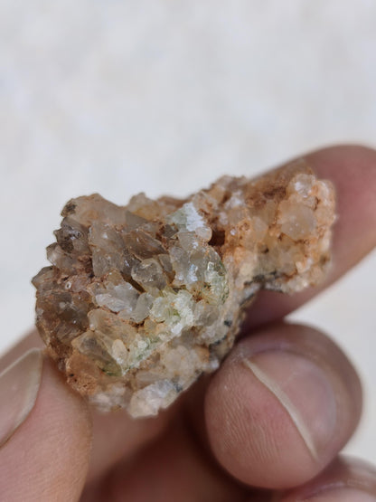 Calcite Roh Kristall Stufe  – Attavyros, Insel Rhodos Griechenland Sammler Mineralien Kristall Deko Selbstfund Geschenk Haus Wohnen gelb