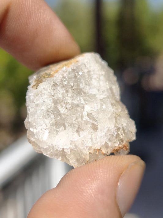 Calcite Roh Kristall Stufe  – Attavyros, Insel Rhodos Griechenland Sammler Mineralien Kristall Deko Selbstfund Geschenk Haus Wohnen gelb