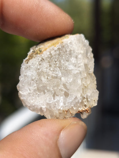 Calcite Roh Kristall Stufe  – Attavyros, Insel Rhodos Griechenland Sammler Mineralien Kristall Deko Selbstfund Geschenk Haus Wohnen gelb