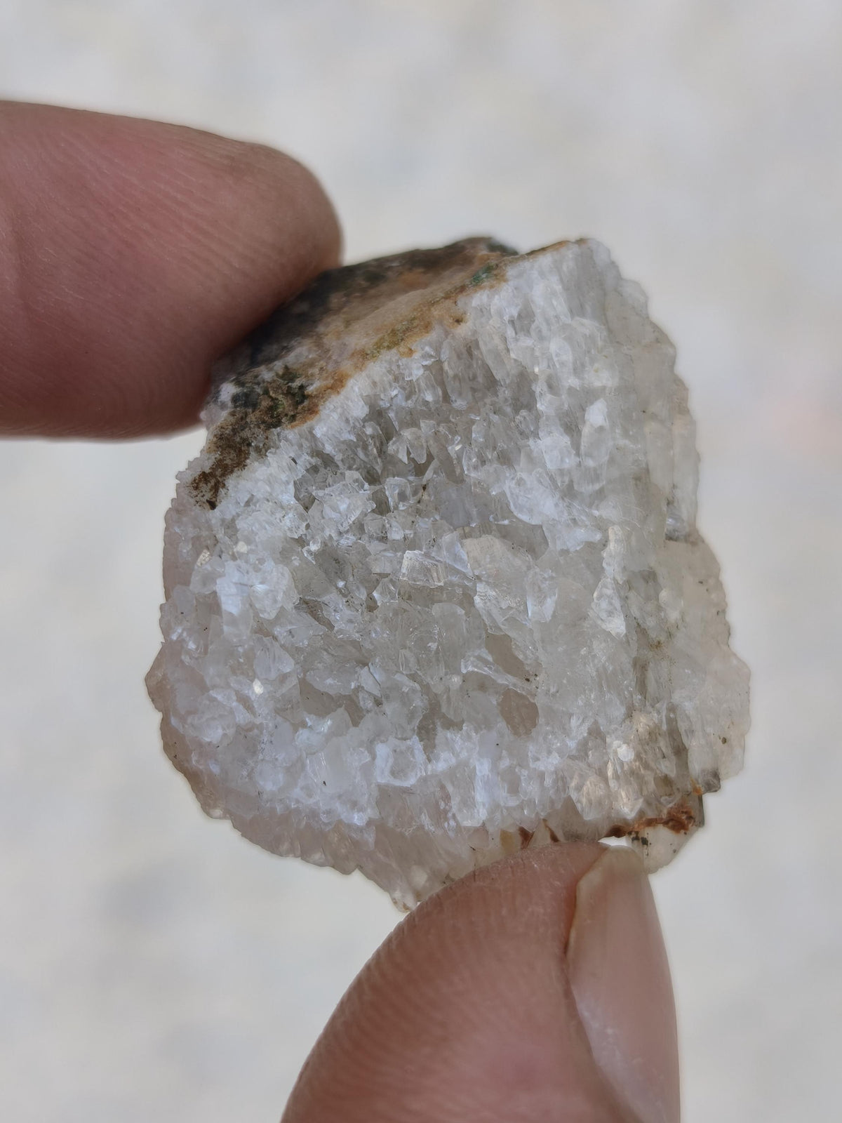 Calcite Roh Kristall Stufe  – Attavyros, Insel Rhodos Griechenland Sammler Mineralien Kristall Deko Selbstfund Geschenk Haus Wohnen gelb