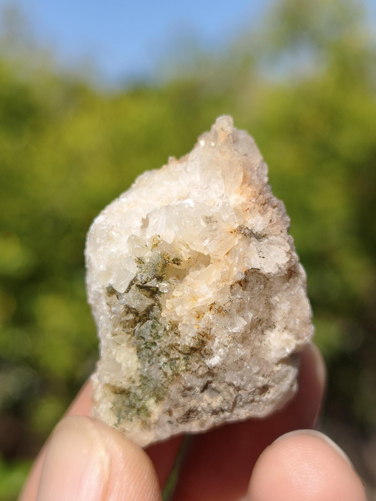 Calcite Roh Kristall Stufe  – Attavyros, Insel Rhodos Griechenland Sammler Mineralien Kristall Deko Selbstfund Geschenk Haus Wohnen gelb