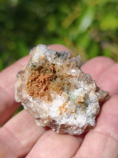 Calcite Roh Kristall Stufe  – Attavyros, Insel Rhodos Griechenland Sammler Mineralien Kristall Deko Selbstfund Geschenk Haus Wohnen gelb