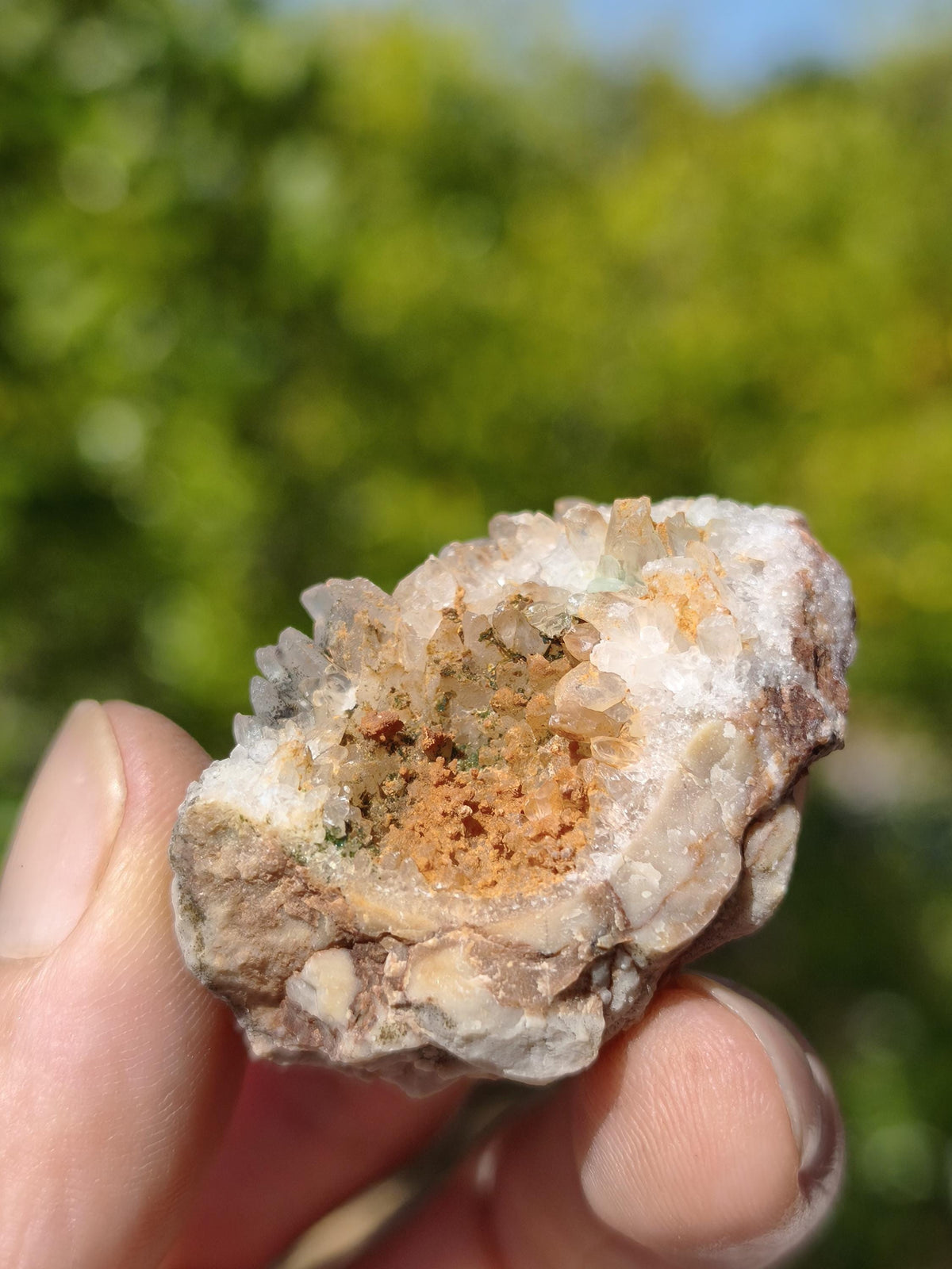 Calcite Roh Kristall Stufe  – Attavyros, Insel Rhodos Griechenland Sammler Mineralien Kristall Deko Selbstfund Geschenk Haus Wohnen gelb