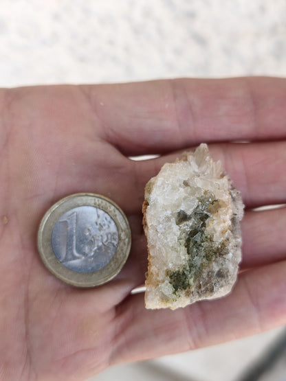 Calcite Roh Kristall Stufe  – Attavyros, Insel Rhodos Griechenland Sammler Mineralien Kristall Deko Selbstfund Geschenk Haus Wohnen gelb