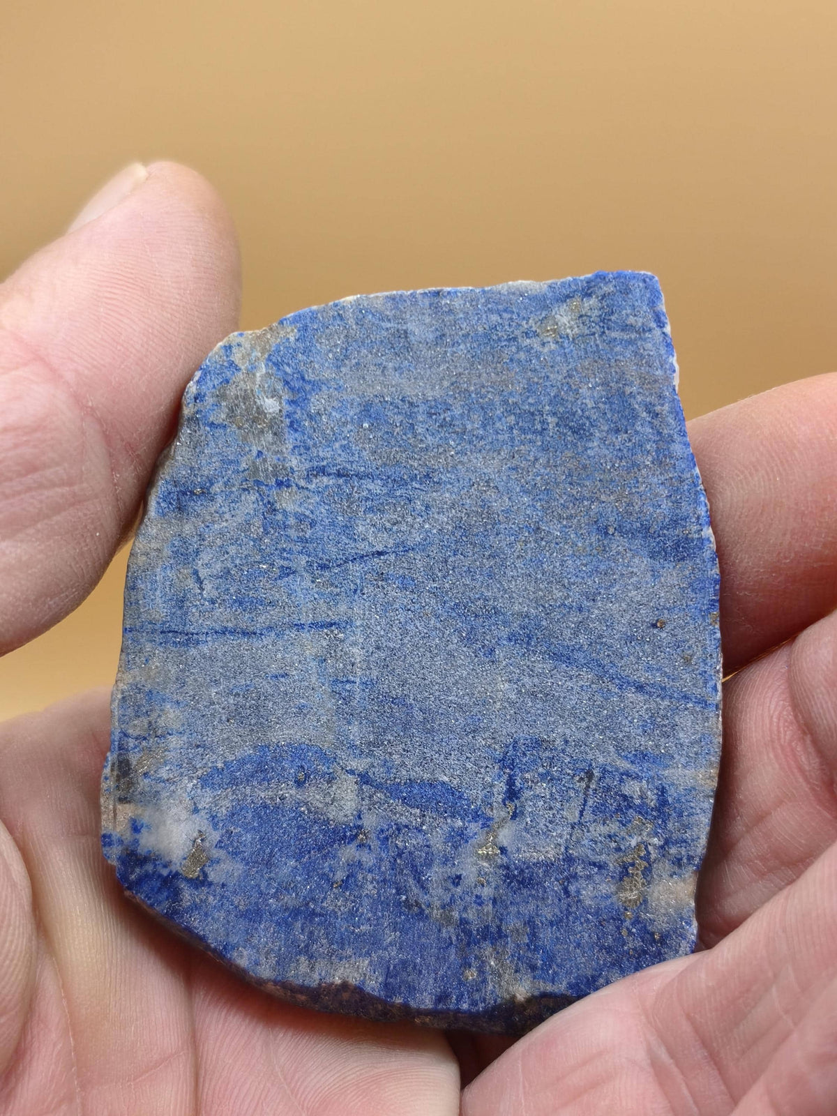 LapisLazuli Scheibe Edelstein blau Stufe Anschliff Deko Platte Kristall Vintage Meditation Heilstein Frau Mann Geschenk Er Sie Haus Energie