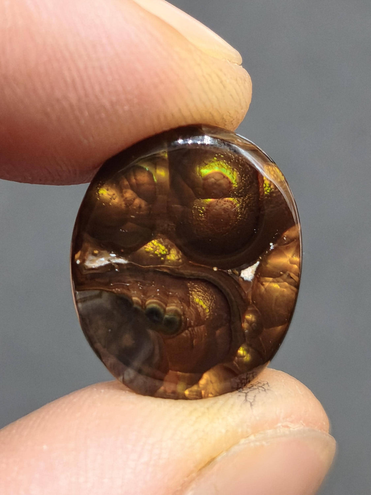 Feuer Achat Mexiko opalisierend AAA Sammlerstein Mineralien Kristalle Kollektion Cabochon natürlich Heilstein Rarität Muster Selten