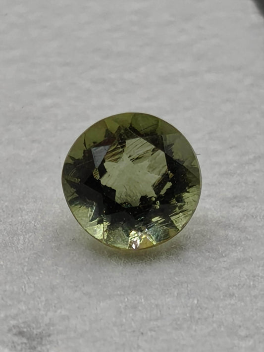 Museumsqualität Moldavit AAA Brillanten Schiff facettiert Meteorit Tektit Sammler Mineral Heilstein Energie Hochwertig Investition Rarität