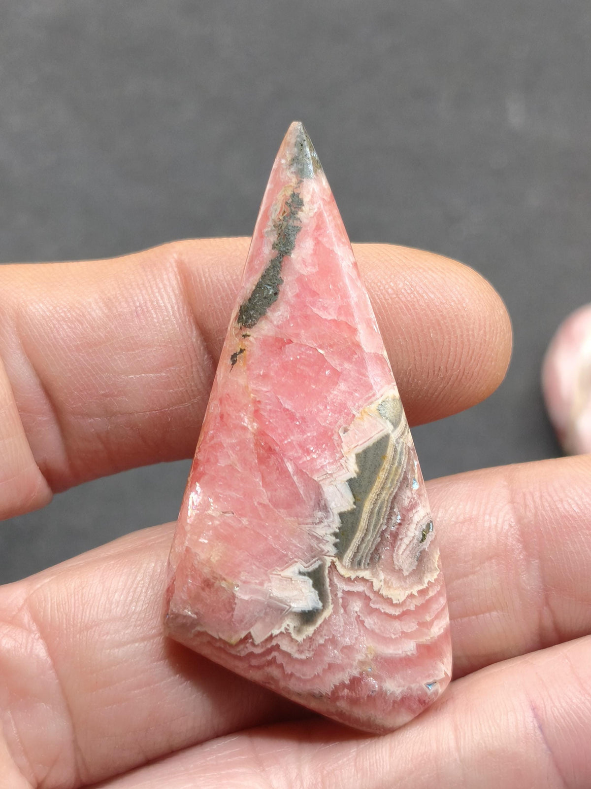 Rhodochrosit A-AAA Cabochons Edelstein Kristall rosa pink Heilstein Er Sie Mann Frau Geschenk Glück Sammler Mineralien Dekoration