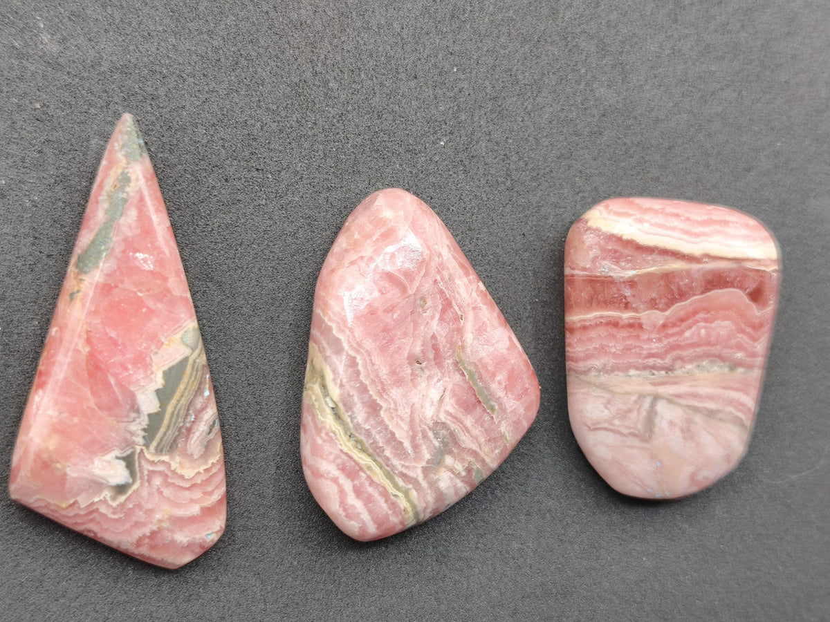 Rhodochrosit A-AAA Cabochons Edelstein Kristall rosa pink Heilstein Er Sie Mann Frau Geschenk Glück Sammler Mineralien Dekoration
