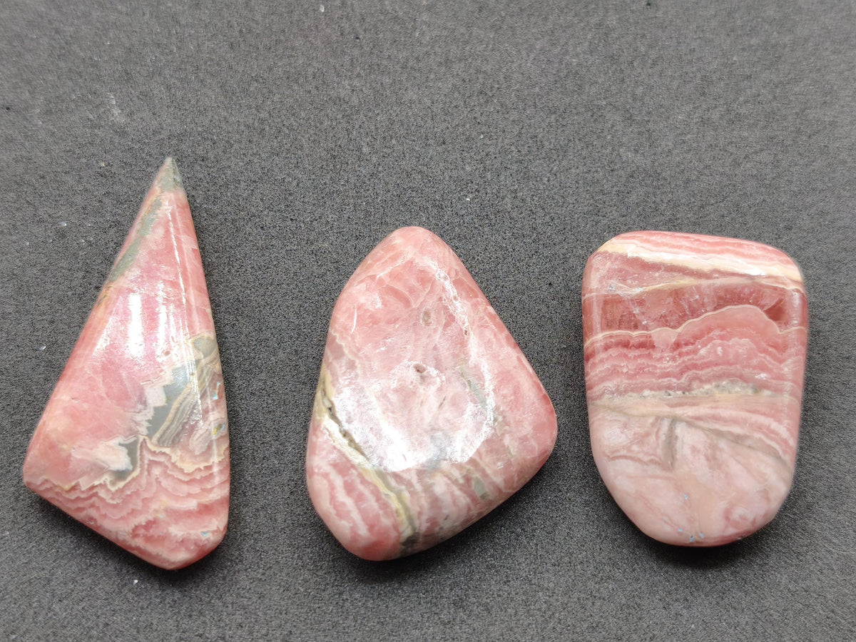 Rhodochrosit A-AAA Cabochons Edelstein Kristall rosa pink Heilstein Er Sie Mann Frau Geschenk Glück Sammler Mineralien Dekoration