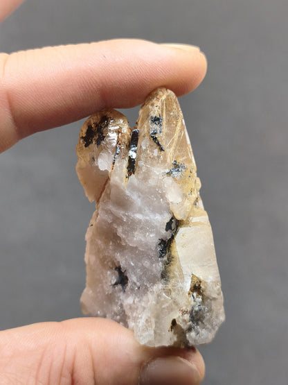 Rutilquarz gold roh Sammler Stufe Kristall Rarität ~ Edelstein Deko Heilstein Mineral Kollektion Energie Natur besonders Geschenk