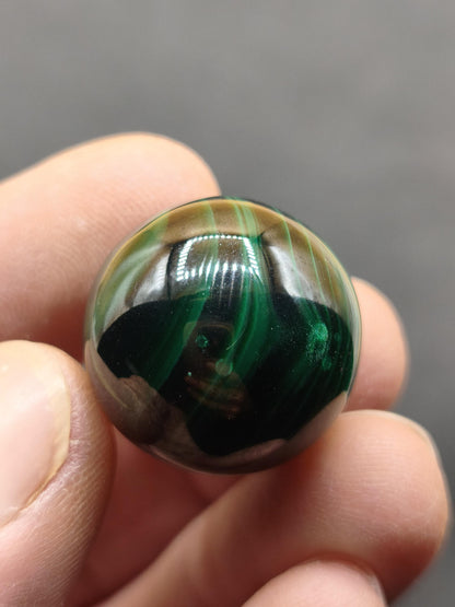 Malachit AAA Kristall Edelstein Kugel grün Natur Deko Sammler Geschenk Sphere Energie Spielkugel Meditation Heilstein