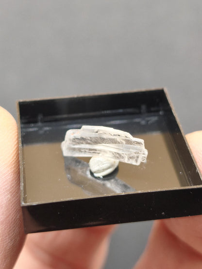 Leiteit Kristall 17 mm aus Tsumeb Namibia | Seltenes Mineral | Historische Sammlung vor 1972 Kristall Sammler roh Stufe Edelstein Rarität