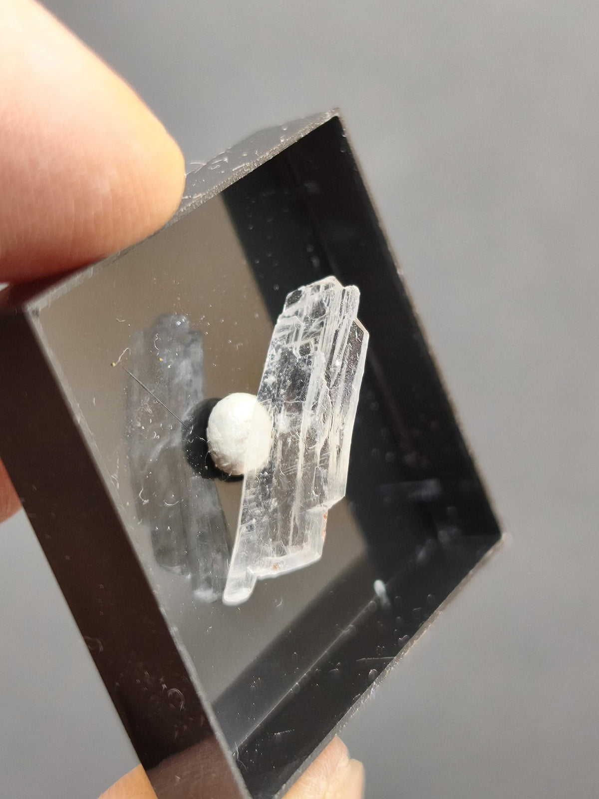 Leiteit Kristall 17 mm aus Tsumeb Namibia | Seltenes Mineral | Historische Sammlung vor 1972 Kristall Sammler roh Stufe Edelstein Rarität
