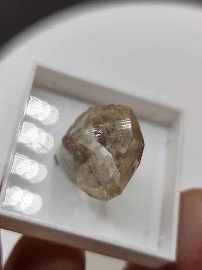 12ct Phenakit Kristall aus Namibia | Stiepelmann Mine Erongo | Klarer natürlicher Rohkristall | Seltenes Sammler Mineral Heilstein Rarität