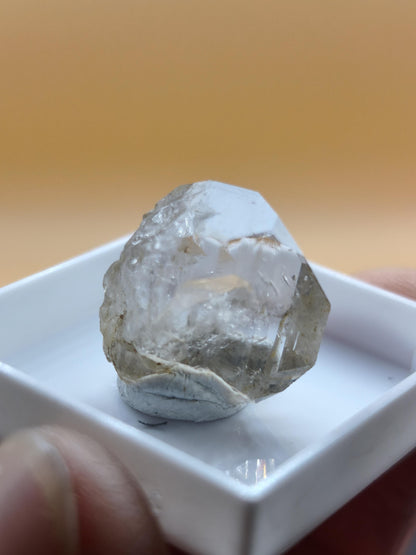 12ct Phenakit Kristall aus Namibia | Stiepelmann Mine Erongo | Klarer natürlicher Rohkristall | Seltenes Sammler Mineral Heilstein Rarität