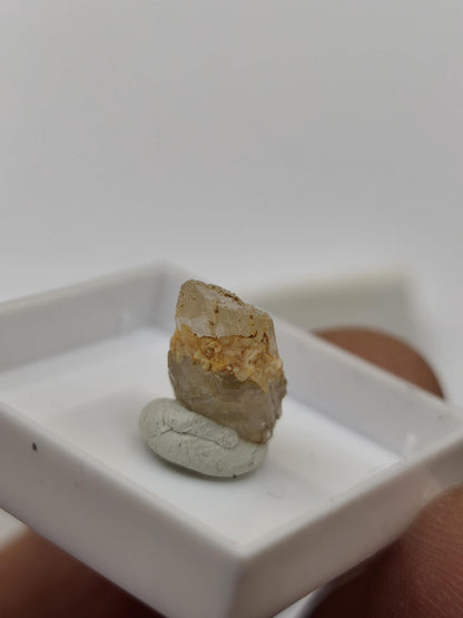 4,5ct Phenakit Kristall aus Namibia | Stiepelmann Mine Erongo | Klarer natürlicher Rohkristall | Seltenes Sammler Mineral Heilstein Rarität